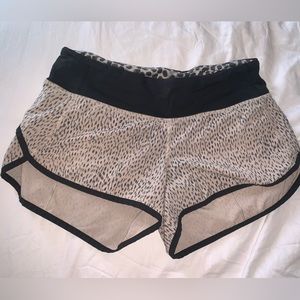Lululemon shorts with cute little pattern